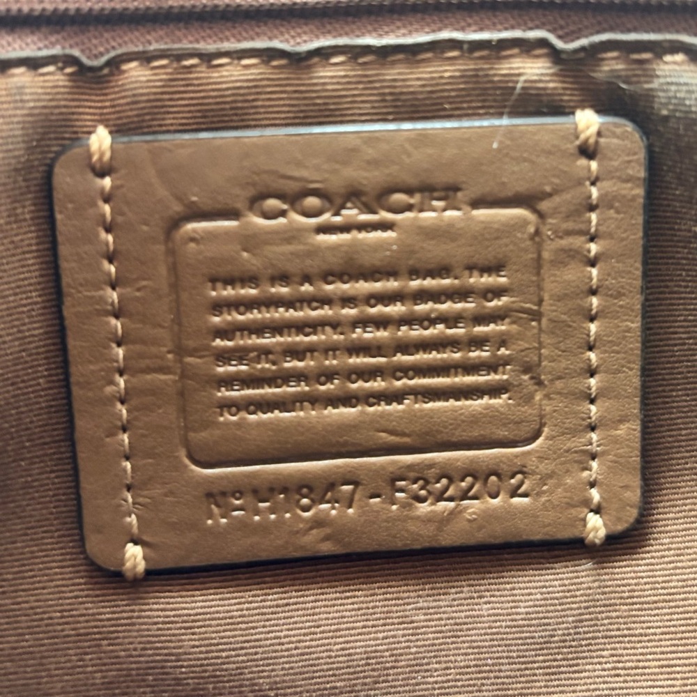 Coach Mini Bennett Satchel Purse in Pebbled Leather - Picture 6 of 9